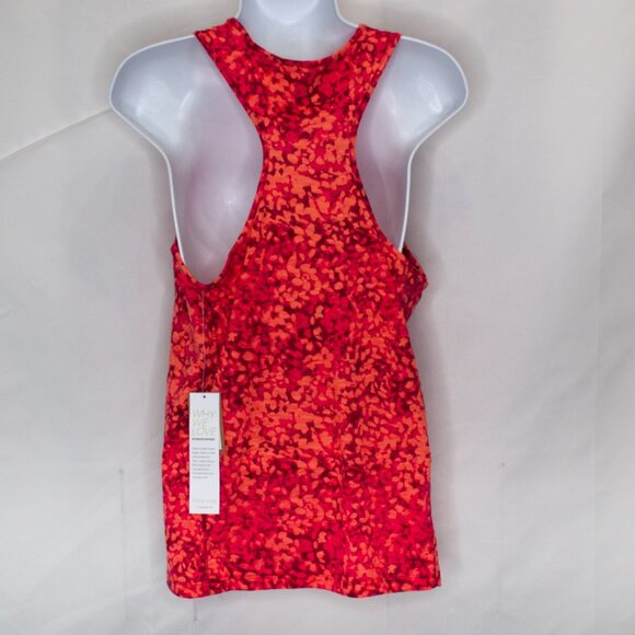 NEW Title Nine Floral Racerback Tank Top Womens M Medium Golf Athletic Gym DD07X - Picture 3 of 5